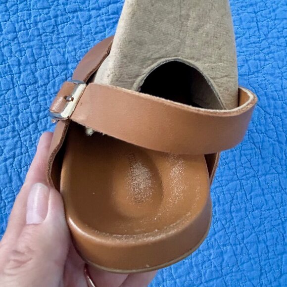 Beatrice Valenzuela Cajeta Clogs – Musk Brown Leather – Women’s Size 10 - Picture 9 of 10